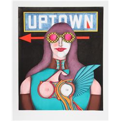 Richard Lindner, Uptown, Lithograph Poster