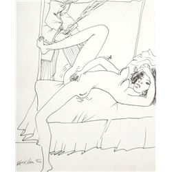 Knox Martin, Untitled XV, Pen and Ink Drawing