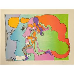 Peter Max, Three Lords and a Runner, Lithograph