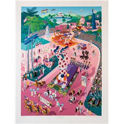 Melanie Taylor Kent, Centennial Rose Parade, Serigraph