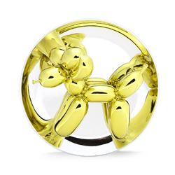 Jeff Koons, Balloon Dog (Yellow), Porcelain with Mirror Finish