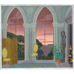 Thomas McKnight, The Conservatory, Serigraph