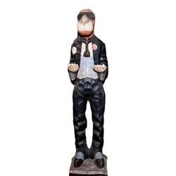 Joe Camel in Suit, Advertisement Wood Carved Figure