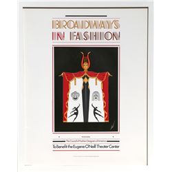 Erte, Broadway's in Fashion, Poster