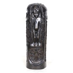Paul Gauguin, Cylindre au Christ a Idole, Bronze Sculpture