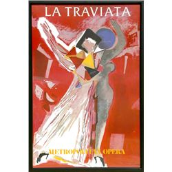 Marino Marini, La Traviata (Metropolitan Opera), Poster