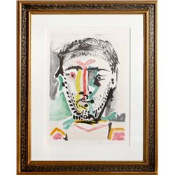 Pablo Picasso, Portrait d'Homme, Lithograph