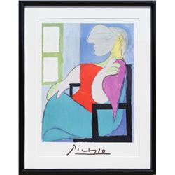 Pablo Picasso, Femme Assise Pres d'Une Fenetre, Lithograph
