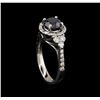 Image 4 : 2.50 ctw Black Diamond Ring - 14KT White Gold