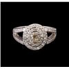 Image 2 : 1.35 ctw Diamond Ring - 14KT White Gold
