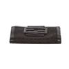 Image 4 : Fendi Black Zucca Canvas Leather Trim Small Wallet