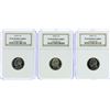 Image 1 : Lot of (3) 2000-S Jefferson Nickel Coins NGC PF69 Ultra Cameo