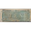 Image 2 : 1864 $10 Confederate States of America Note