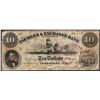 Image 1 : 1800's $10 Farmers & Exchange Bank Charleston, SC Obsolete Note