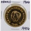1966 Monaco 200 Francs 10th Wedding Anniversary Gold Coin