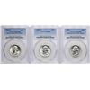 Image 1 : Lot of 1953-S, 1959-D & 1960 Washington Silver Quarter Coins PCGS Graded