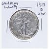 Image 1 : 1917-D Obverse Walking Liberty Half Dollar Coin