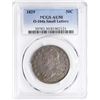 Image 1 : 1829 Capped Bust Half Dollar Coin PCGS AU50 O-104a Small Letters