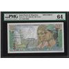 Image 1 : 1950-60 St Pierre & Miquelon 500 Francs Specimen Note PMG Choice Uncirculated 64