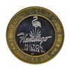 Image 1 : .999 Silver Flamingo Hilton Las Vegas, Nevada $10 Casino Limited Edition Gaming