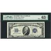 Image 1 : 1934D $10 Silver Certificate Note Fr.1705 Wide PMG Choice Uncirculated 63EPQ