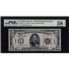 Image 1 : 1934A $5 Federal Reserve Emergency Hawaii Note PMG Choice About Unc. 58EPQ