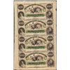 Image 1 : Uncut Sheet of 1800's $100 Citizens Bank of Louisiana Obsolete Notes