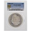 Image 2 : 1881-CC $1 Morgan Silver Dollar Coin PCGS MS65