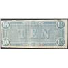 Image 2 : 1864 $10 Confederate States of America Note