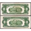 Image 2 : Lot of (2) 1928G $2 Legal Tender Notes