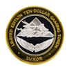Image 1 : .999 Silver Luxor Las Vegas, NV Casino $10 Casino Limited Edition Gaming Token
