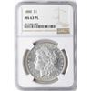Image 1 : 1888 $1 Morgan Silver Dollar Coin NGC MS63PL