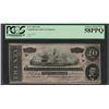 Image 1 : 1864 $20 Confederate States of America Note T-67 PCGS Choice About New 58PPQ