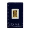 Image 1 : Suisse 5 Gram Fine Gold Pamp Gold Bar