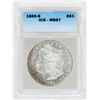 Image 1 : 1880-S $1 Morgan Silver Dollar Coin ICG MS67