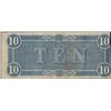 Image 2 : 1864 $10 Confederate States of America Note