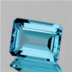 NATURAL INTENSE SKY BLUE TOPAZ  14x10 MM - FL
