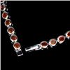 Image 3 : Natural Top Rich Orange Fire Opal Bracelet