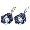 Image 2 : Natural TOPAZ SAPPHIRE KYANITE Earrings