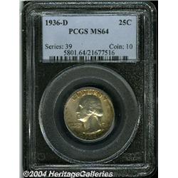 1936-D[25C] MS64 PCGS.