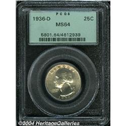 1936-D[25C] MS64 PCGS.