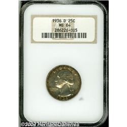 1936-D[25C] MS64 NGC.