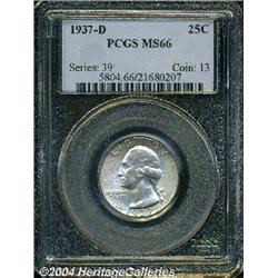1937-D[25C] MS66 PCGS.