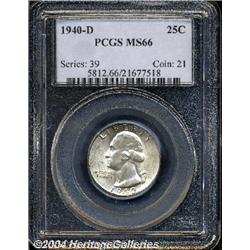 1940-D[25C] MS66 PCGS.
