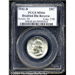 1942-D[25C] Doubled Die Reverse MS66 PCGS.