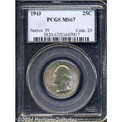1943[25C] MS67 PCGS.