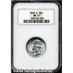 1945-D[25C] MS67 NGC.