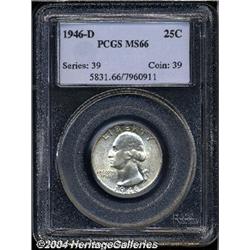 1946-D[25C] MS66 PCGS.