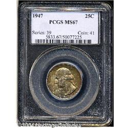 1947[25C] MS67 PCGS.