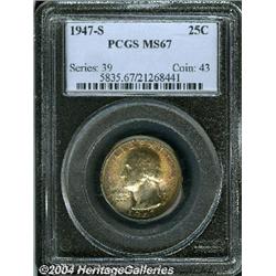 1947-S[25C] MS67 PCGS.